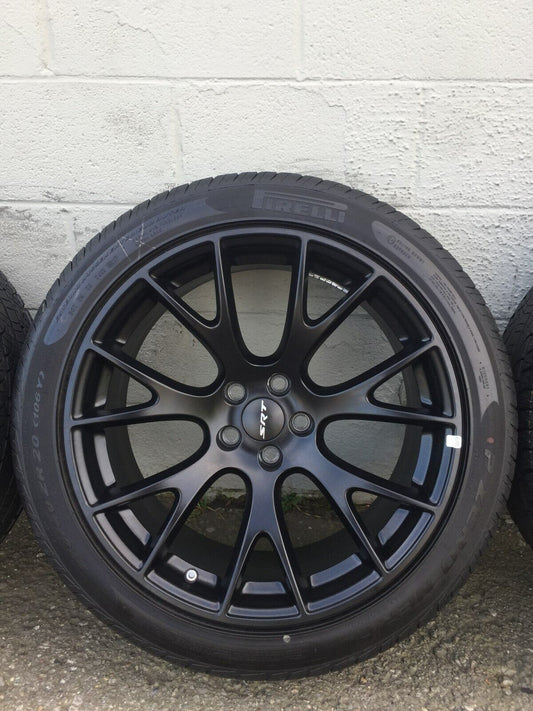 Genuine Dodge Challenger SRT Hellcat 20” Wheel & Tire Set – Matte Black