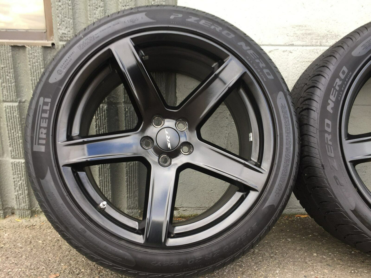 Genuine SRT Hellcat 20” 5-Spoke Wheel & Tire Set – Matte Black