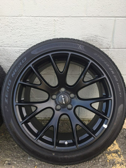 Genuine Dodge Challenger SRT Hellcat 20” Wheel & Tire Set – Matte Black