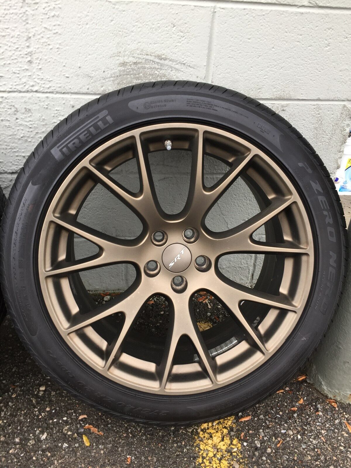 Genuine SRT Hellcat 20” Brass Monkey Wheel & Tire Set