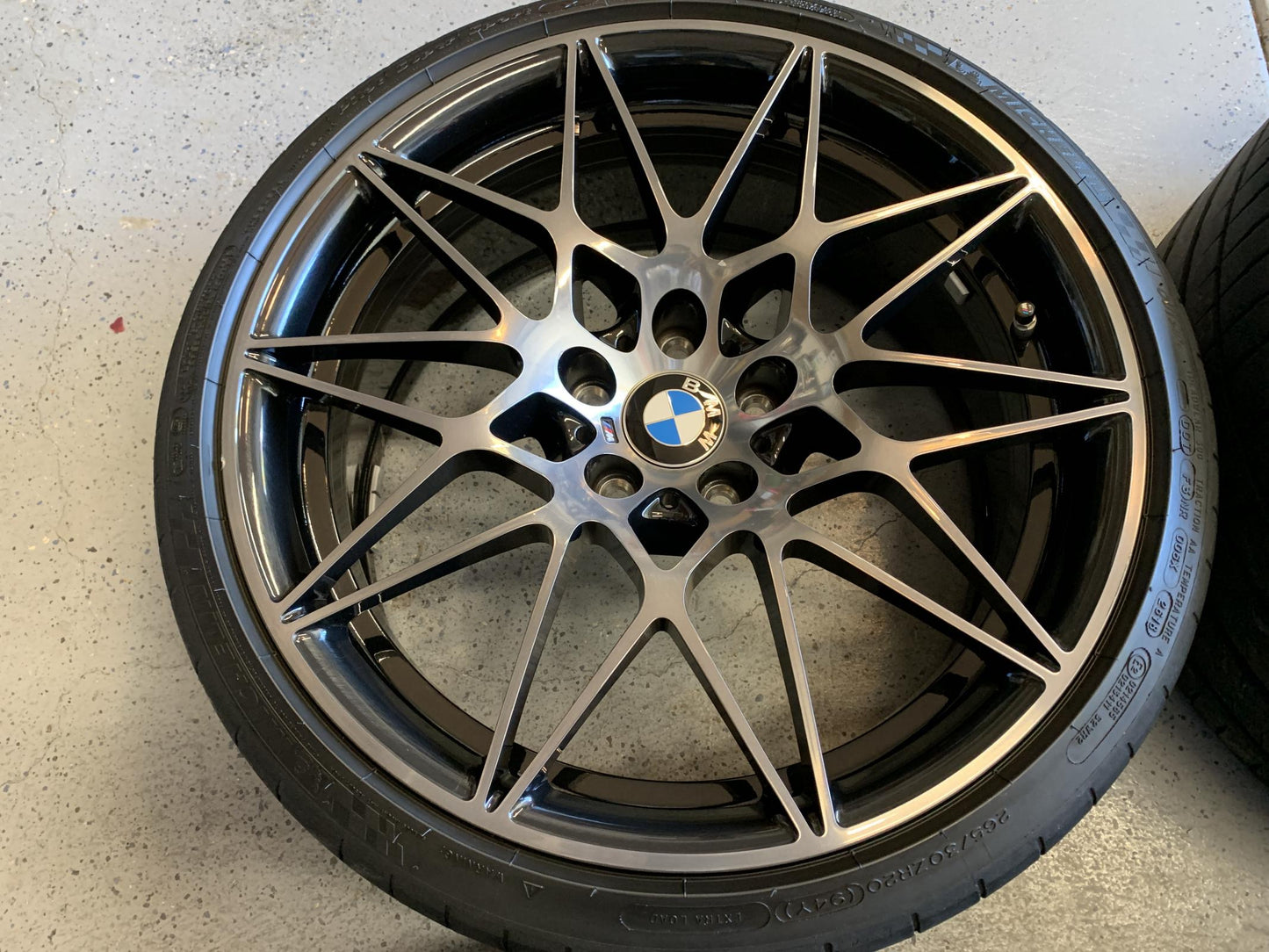 Genuine BMW M3 Competition Package Style 666M Wheel Set – Shadowline Black