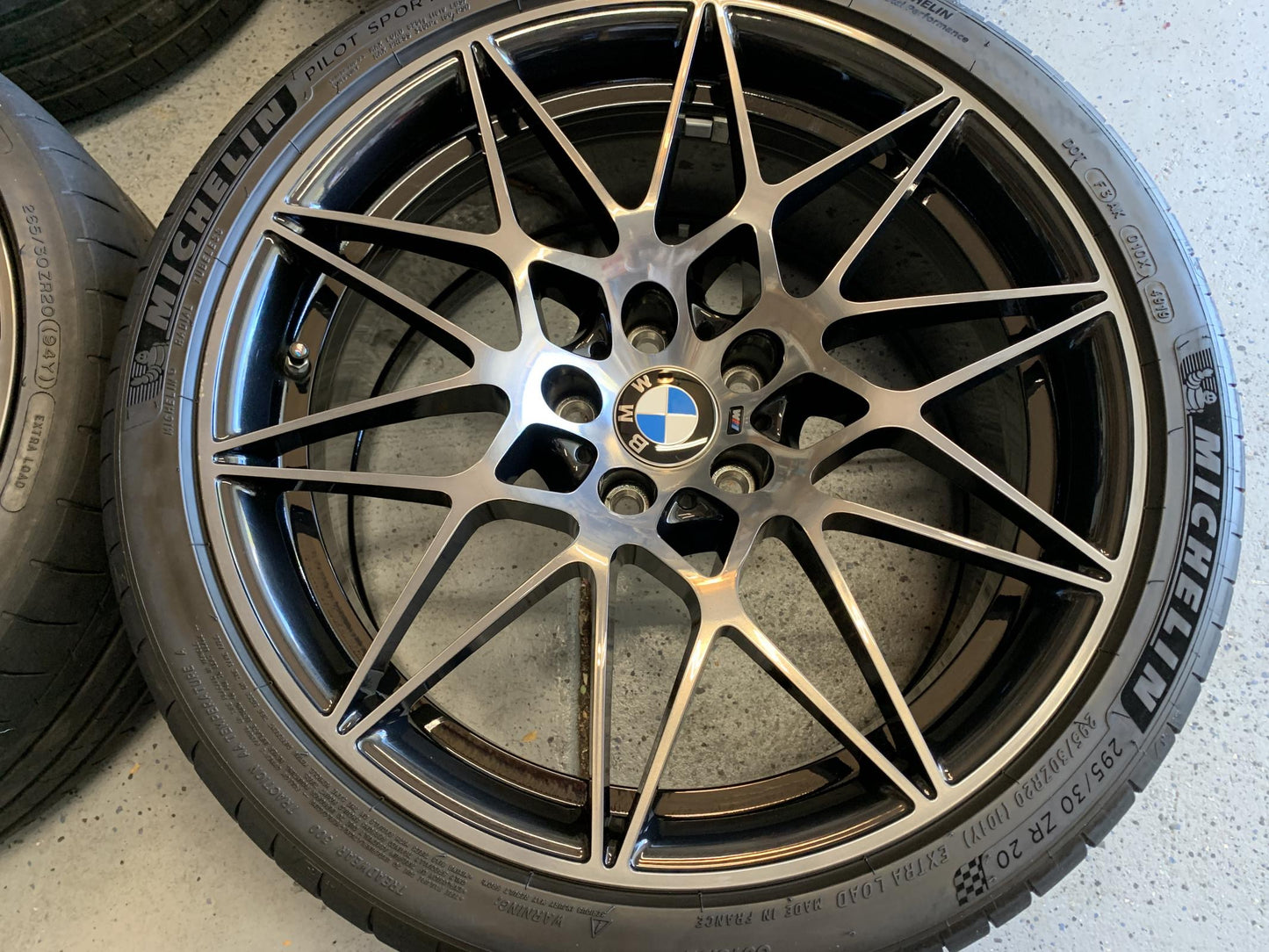 Genuine BMW M3 Competition Package Style 666M Wheel Set – Shadowline Black